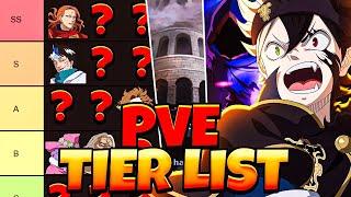 *UPDATED* PVE TIER LIST! WHICH UNITS TO USE IN EVERY GAMEMODE! | Black Clover Mobile