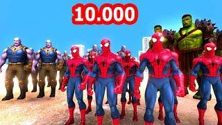 10.000 SÜPER KAHRAMAN VS THANOS  - Ultimate Epic Battle Simulator