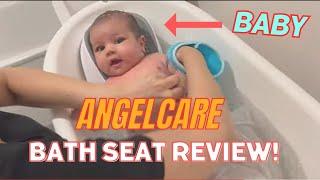 How to: Bathe your newborn baby | HONEST Angelcare Baby Bath Seat Review