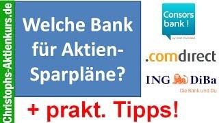 Aktien-Sparplan? Praktische Tipps + Anbietervergleich | Christophs Aktienkurs