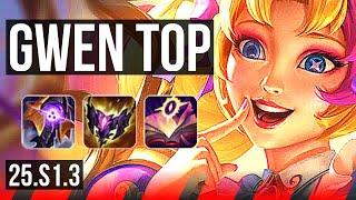 GWEN vs RENEKTON (TOP) | 8 solo kills, Legendary | NA Challenger | 25.S1.3