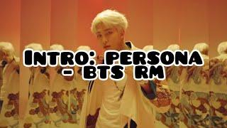 BTS RM - Intro: Persona Lyrics English