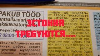 Эстония. Ида-Вирумаа. Вакансии. Поиск работы. Продажа и аренда недвижимости.Обзор газеты Панорама.