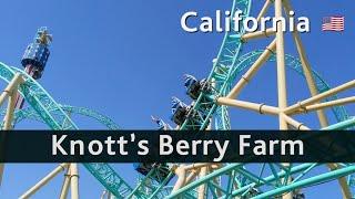 El PRIMER PARQUE de diversiones de California (USA)  Knott’s Berry Farm