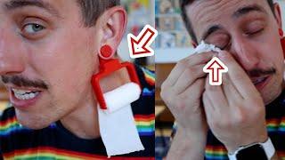 these ear rings are perfect for cry babies