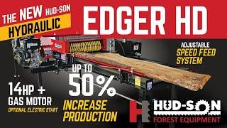 Hud-son Hydraulic Lumber Edger HD for Increased Production