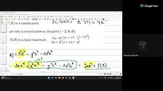 Maths2 | Week 11b (TA Session)