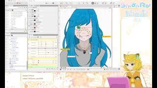 [VOD] Rigging in Live2d Part 4 (finishing the model)