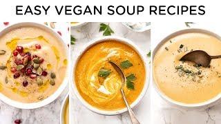 COZY VEGAN SOUP RECIPES ‣‣ easy & healthy dinner ideas