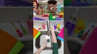Let's Learn How To Wash Our Hands with JJ 🫧 #cocomelon #shorts CoComelon Nursery Rhymes