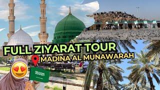 MADINA Full Ziyarat Vlog  ~ Uhud Mountain ~ Quba Masjid ~ Salman Al Farsi Garden