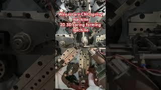 Wire rotary CNC spring machine 2D 3D spring forming machine