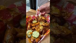 #food NASHVILLE HOT CHICKEN FRIES from @Sauced Up in NYC’s East Village! ?