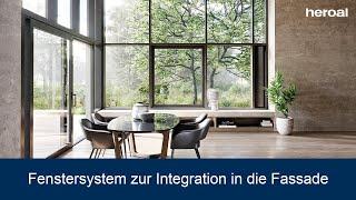 Fenstersystem zur Integration in die Fassade | heroal Produkte