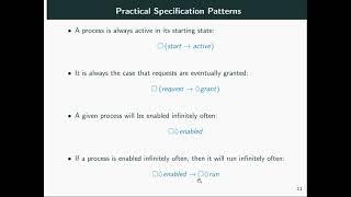 Introduction to LTL. Part 4: Practical Specification Patterns