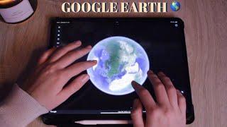 [ASMR] Let‘s explore the world together Google Earth  (german/deutsch)