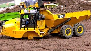 Huge Construction Site / RC Trucks Excavators Fire Trucks Ambulance Police Modell Truck Nord 2025