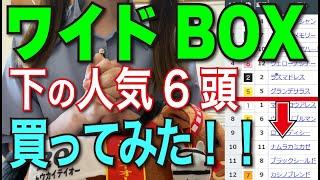 【競馬検証】36万円投資！ワイド下から人気6頭を買ってみた