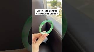 Green Jade Bangles#jewelry #earrings #necklace #pendant #jewellery #ring #gemstone #peridot #garnet