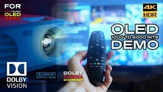 DOLBY VISION "OLED 1000 TO 4000 NITS" DEMO - [4KHDR] 5.1 - for TV Reviewers (Download Available)