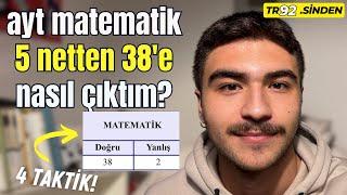 AYT MATEMATİK FULLETECEK 4 STRATEJİ! #yks2025 #ayt #tyt #derecehocam