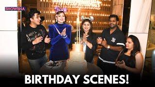 Urvashi Rautela & Her Family Celebrate Her Mom's Birthday; Cut Cake With Paparazzi | WATCH