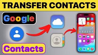 How to Import Google Contacts to iPhone? Import Contacts from Gmail to iCloud on iPhone FREE (2024)