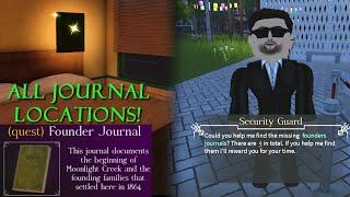 [QUEST] ALL JOURNAL LOCATIONS! | THE VAMPIRE LEGENDS 2 | ROBLOX