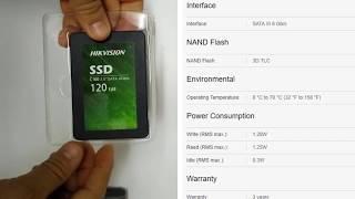 SSD HIKVISION C100 HS-SSD-C100 / 120G Review and Speed Test 01