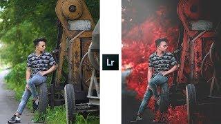 Moody Dark Red Color Effect Photo Editing In Lightroom | New Lightroom Editing | Lr Mobile Tutorial