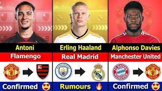 New Latest CONFIRMED and RUMOUR Summer Transfers News 2024!  FT. Erling Haaland to Manchester City