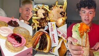 tiktok mukbang compilation 44 | in n out, chipotle burrito and more