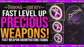 FAST WEAPON LEVEL UP GUIDE! - How to get EASY PRECIOUS WEAPON GROWTHSTONES - Throne And Liberty