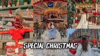 Special Christmas Aesthetic Preset - Free Lightroom Mobile Preset