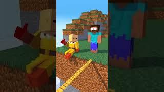 HELP Herobrine move a mountain vs Entity vs notch #herobrine #minecraft #shorts #saitama