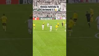 Vinicius Junior Hattricks Goals vs. Borussia Dortmund & Real Madrid vs. Borussia Dortmund 5-2