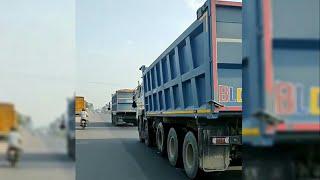 Construction material supplier truck / #Tatatipper/ #truck / Yadav Roadlines Behror / v vip