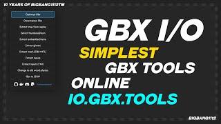 Gbx I/O - Simplest Gbx tools online (Trackmania)