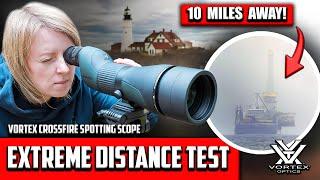 Vortex Crossfire HD 20-60x80 Spotting Scope. EPIC ZOOM TEST & REVIEW