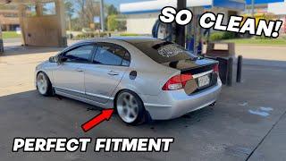 New Wheels for my 8th gen Civic! + Car Meet