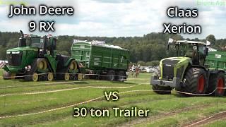 Big Agriculture Tractors / Claas Xerion 5000 vs John Deere 9RX 640