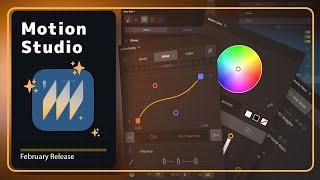 Motion Studio — February update (M⁺)