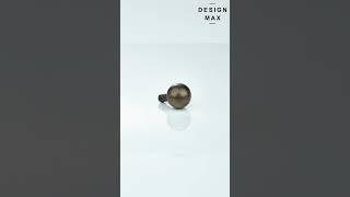 Tarron Solid Brass Cabinet Knob – Sleek, Minimalist Hardware for Modern Interiors