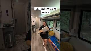 Full Time RV Living Income  #rvlife #rvlifestyle #fulltimerv #rv #rvliving #remotework