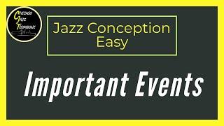 Important Events - Jim Snidero - Easy Jazz Conception for Trombone