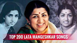 Top 200 Lata Mangeshkar Songs | Random Ranking | SangeetVerse