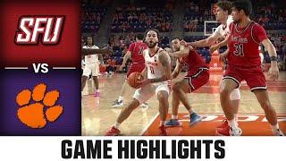 St. Francis (PA) Red Flash vs. Clemson Tigers Match Highlights | 2024 ACC Men's Basketball