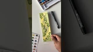  #watercolorpainting #bookmarkideas | snehanumod