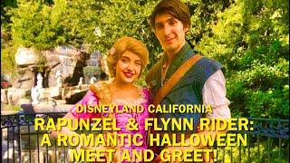 Rapunzel and Flynn Rider Join for A Romantic Tangled Halloween Meet And Greet at Disneyland! #disney