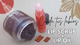  CUIDA TUS LABIOS | LIP SCRUB de Cacao y LIP OIL con Color | 2 RECETAS 